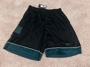 Nike Dri Fit MSU Michigan State Spartans SPARTY black green basketball shorts 2X - Picture 1 of 5
