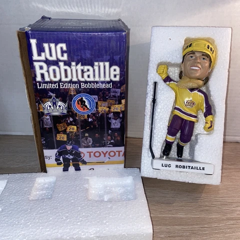NHL Luc Robitaille Los Angeles KINGS Limited Edition Bobblehead SGA RARE HOF Cover
