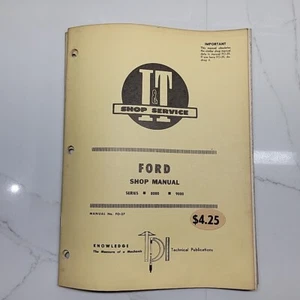 Ford I&T Shop Manual Service Repair Maintenance FO-27 Series 8000 9000 Tractors - Picture 1 of 3