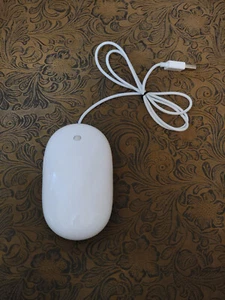 Genuine Apple Mighty Mouse Optical USB iMac PC Mac Mini A1152 OEM White #2 ⋆ - Picture 1 of 8