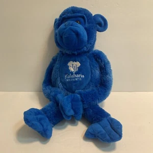 Juguete de animales vintage de peluche azul mono Kalahari Resort de 17 pulgadas - Imagen 1 de 9