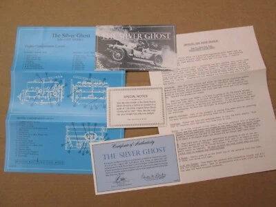 Franklin Mint Paperwork 1907 Rolls Royce Silver Ghost - Image 1 of 2