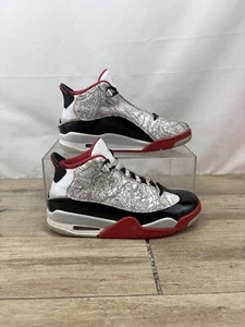 Nike Air Jordan DUB Zero GS DV1360-160 Youth Sz 7Y Wo’s 8.5 White True Red Shoes - Picture 1 of 10