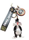 Sylvester The Cat Cartoon Character 3D Silicone Charm Keychain Keyring