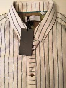 NWT Five Four Long Sleeve Stripe Shirt Mens XL - Picture 1 of 7