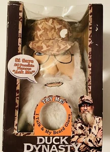 Duck Dynasty Si Says Interactive Plush Toy I Talk & My Beard Glows NIB - Picture 1 of 3