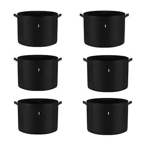 20 Gallon 6 Pack Fabric Planters Grow Bags Pots Garden Containers for Vegetables - Picture 1 of 12