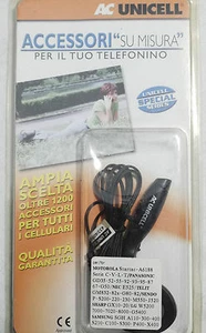 PRL) AURICOLARE HEADSET AC UNICELL MOTOROLA SAMSUNG PANASONIC TELEFONO PHONE - Picture 1 of 1
