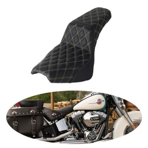For Harley FXBB FXBBS FXST FLDE FXLRST FLSL FLHC 2018-2024 Club Style 2-Up Seat - Picture 1 of 9