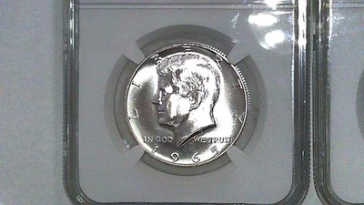 1965 and 1966 SMS NGC MS67 Kennedy Half Dollars. - Image 1 of 4