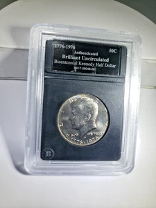 1776-1976-D Filled In Mint KennedyBicentennial HalfDollar Stempelglanz - Bild 1 von 5