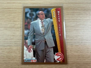 #7 Bob Weiss (Coach) Atlanta Hawks Fleer 1992-93 BNA Basketball Card - Picture 1 of 2