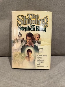 Stephen King The Shining 1977 BCE S36 Hardcover Dust Jacket Doubleday Edition - Imagen 1 de 13