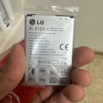 НОВЫЙ LG BL-41ZH АККУМУЛЯТОР ДЛЯ LS665 L50 LEON LTE RISIO H345 H340 F Y L33L 1900 мАч - Изображение 1 из 2