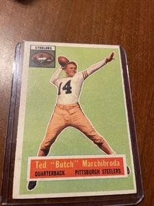 1956 Topps #51 Ted Marchibroda Pittsburgh Steelers EX+ - Picture 1 of 2