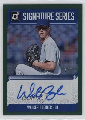 Panini Donruss Signature Series 2018 verde/5 Walker Buehler Rookie automático radiocontrol Foto 1 de 2