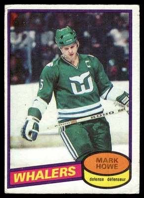 1980-81 O-Pee-Chee **C** Mark Howe Hartford Whalers #160 - Image 1 of 2