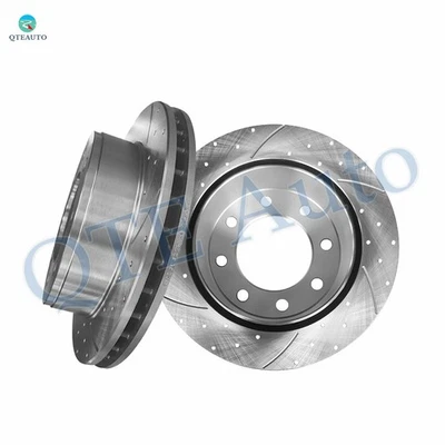 Rotores de freno ranurados perforados traseros 330 mm para Chevrolet Suburban 2500 2003-2007 Foto 1 de 4