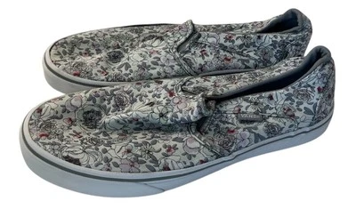 Vans Off The Wall Slip On Women's Size 10 Floral Skate Shoes  Sneakers Low Top - Image 1 of 4