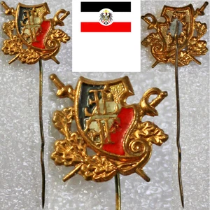 Deutsches Reich Patriotismus Anstecknadel Vorkrieg Deutsche Turnerschaft DT 1895 - Picture 1 of 3