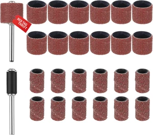 26 PCS Pet Nail Grinder Replacement Kit Sanding Drum Set with Grit Sanding Bands - Picture 1 of 7