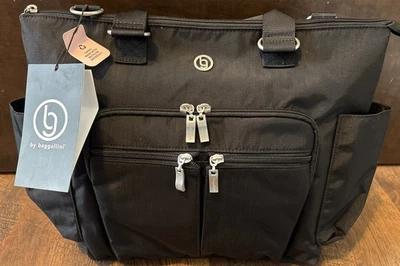 bg by baggallini Versa Convertible Backpack Bag, Black, Missing Shoulder Strap - Image 1 of 4