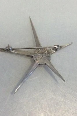 Spilla Ray Urban In Argento Con Pietra Di Ametista - Immagine 1 di 4