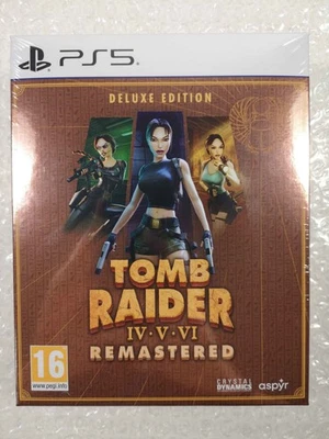 TOMB RAIDER IV-V-VI (4-5-6) REMASTERED - DELUXE PS5 EURO NEW (GAME IN ENGLISH/FR - Image 1 of 4
