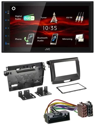 JVC USB Bluetooth MP3 DAB 2DIN Autoradio für Ford Ranger 2AB ab 04/2015 - Bild 1 von 4