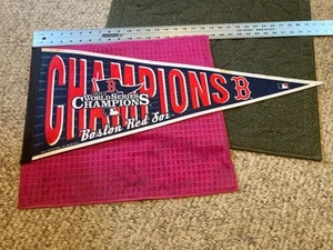 2013 World Series Champions Pennant BANNER Logo Boston Red Sox - FAST SHIPPER - Picture 1 of 5
