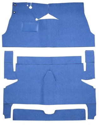 Alfombra Cadillac Serie 62 1955-1956 - bucle | 4 puertas, techo rígido, sedán Deville Foto 1 de 4