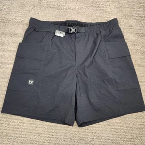 NEU Under Armour Storm wasserabweisende Cargoshorts mit Gürtel lockere Passform Herren XL grau - Bild 1 von 10