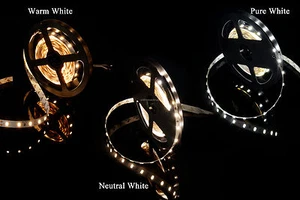 High Quality LED Strip Light Warm/Pure/Neutral White CRI RA 95 2835 12V 300 LEDs - Picture 1 of 9