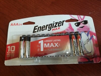 Baterías Energizer AAA - 24 piezas caducan 2031 Foto 1 de 3