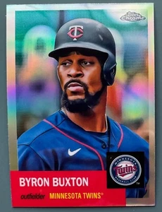 2022 Topps Chrome Platinum Anniversary #22 Byron Buxton Refractor - Picture 1 of 2