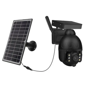 Solar Power Wifi Camera 355º Pan Tilt 10x Zoom 1080p HD Video Recorder Smart App - Bild 1 von 12