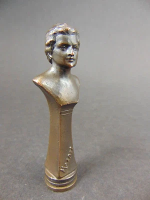 Antike Petschaft "Mozart" um 1900 - Bild 1 von 4