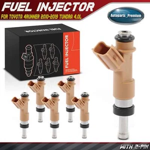 6x Inyector de combustible para Toyota 4Runner 2010-2019 FJ Cruiser 10-14 Tundra V6 4,0 L - Imagen 1 de 8