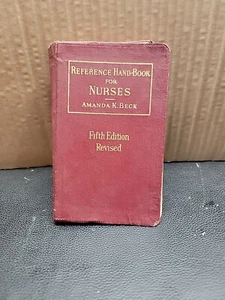 1949 Reference Handbook For Nurses 5th Edition By Amanda Beck /0924 - Bild 1 von 10