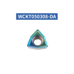 10PCS WCKT050308-DA WCKT050308 CNC U Drill Inserts Carbide Blade For Aluminium - Picture 1 of 4