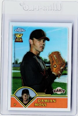 2003 TOPPS CHROME SILVER REFRACTOR #355 - DAMIAN MOSS - Image 1 of 2