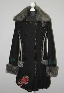 Abrigo de mujer Desigual Golanda 07E2969 negro talla 38 - Imagen 1 de 11