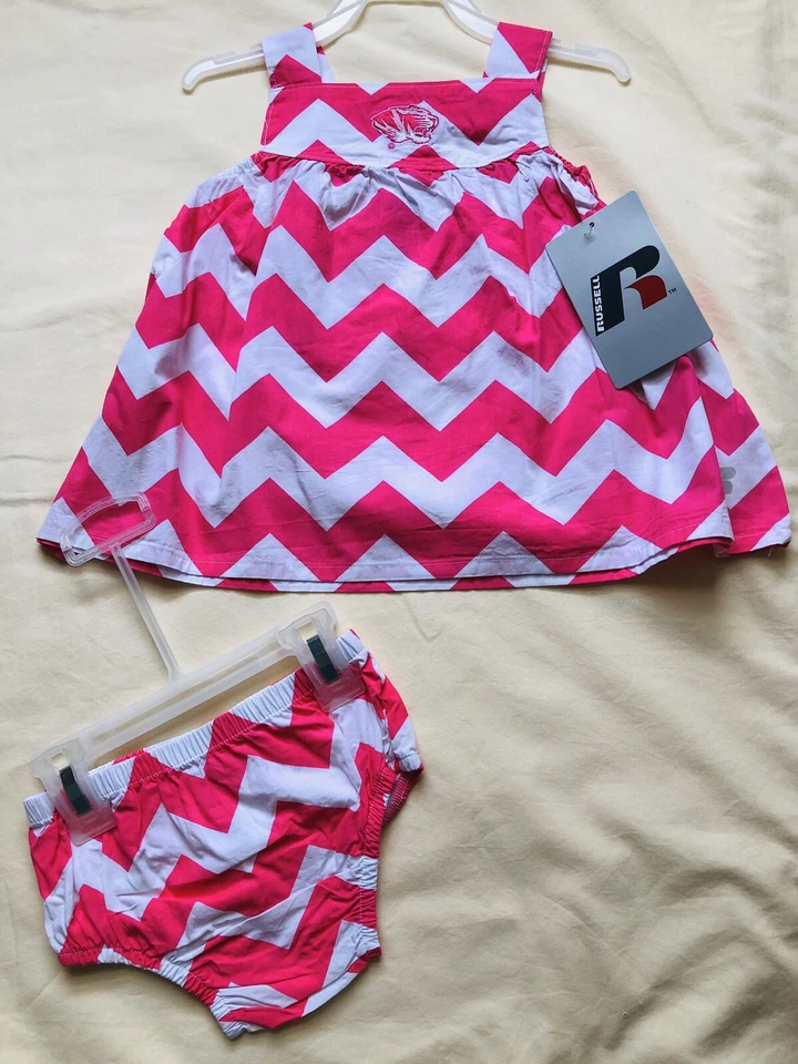 University Of Missouri Baby Girl Dress Size 18M. 100% Cotton - Image 1 of 4