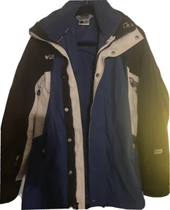 Chaqueta de intercambio de ropa deportiva Columbia Blue Core para hombre talla pequeña - Imagen 1 de 11