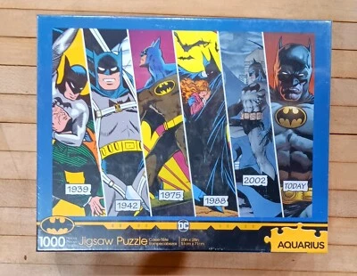 Batman Evolution Puzzle – 1000 Piece DC Comics Timeline Tribute - Image 1 of 3