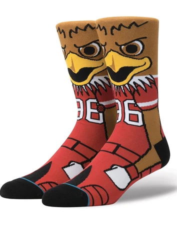 STANCE UTAH UTES MASCOT CREW SOCKS MEN'S SIZE M *NWT* Cover