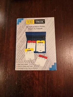 Word Trek Vintage Card Puzzle Game by Rex Games, Sealed Cards - Image 1 of 4