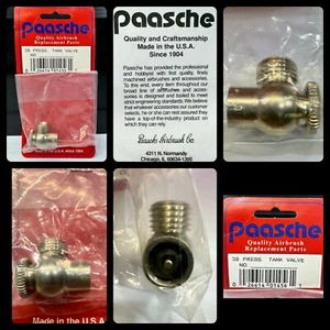 Paasche Airbrush Co. Pressure Tank Valve PAS3B New in Package - Picture 1 of 8