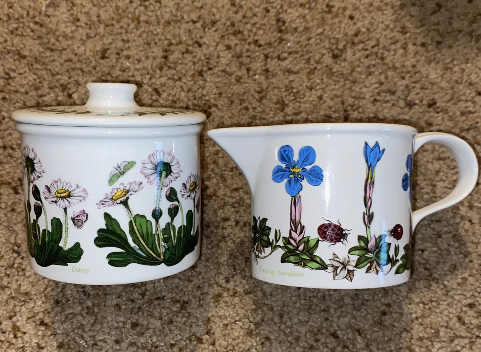 🌷PORTMEIRION Botanic Garden Creamer & Sugar bowl Set - Choose - Image 1 of 1