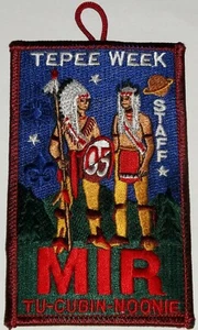 FUSIONADO OA TU-CUBIN-NOONIE 508 BSA UTAH PARKS 2005 MIR TEPEE SEMANA SOLAPA "5 EMPLEADOS  - Imagen 1 de 4